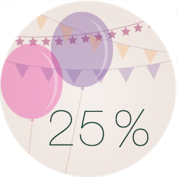 Claim a 25% Birthday discount!